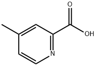 4-甲基-2-羧酸吡啶, 4021-08-3, 结构式