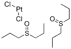 dichlorobis(di-n-propyl sulfoxide)platinum(II) Structure