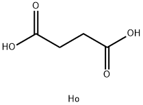 こはく酸ジイオン/ホルミウム,(3:2) 化学構造式