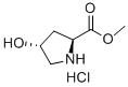 trans-4-Hydroxy-L-proline methyl ester hydrochloride Struktur