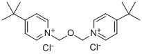 1,1'-(オキシビスメチレン)ビス(4-tert-ブチル-1-ピリミジニウム)·ジクロリド 化学構造式