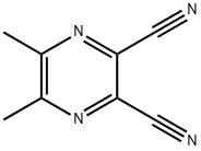 5,6-DIMETHYL-2,3-PYRAZINEDICARBONITRILE Struktur