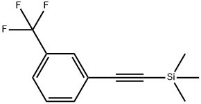 1-[(三甲基甲硅烷基)乙炔基]-3-(三氟甲基)苯, 40230-93-1, 结构式