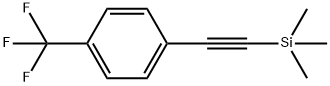 1-((TRIMETHYLSILYL)ETHYNYL)-4-TRIFLUORO& Struktur