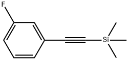1-[(三甲基硅基)乙炔基]-3-氟苯,40230-96-4,结构式