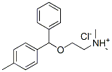 2-[(p-methyl-alpha-phenylbenzyl)oxy]ethyl(dimethyl)ammonium chloride  Struktur
