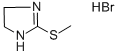4,5-ジヒドロ-2-(メチルチオ)-1H-イミダゾール・臭化水素酸塩 化学構造式