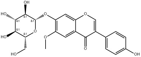 Glycitin Structure