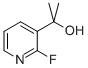 3-PYRIDINEMETHANOL, 2-FLUORO-A,A-DIMETHYL- Structure