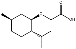 (-)-MENTHOXYACETIC ACID Structure