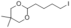 2-(4-碘丁基)-5,5-二甲基-1,3-二恶烷, 402480-06-2, 结构式