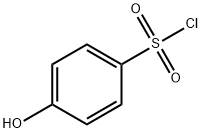 4-ヒドロキシベンゼンスルホン酸クロリド 化学構造式