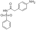 N-[2-(4-AMINO-PHENYL)-ACETYL]-BENZENESULFONAMIDE 结构式