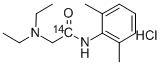 LIDOCAINE HYDROCHLORIDE, [CARBONYL-14C] Struktur