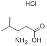 (3S)-3-氨基-4-甲基戊酸盐酸盐 结构式