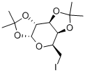 6-Deoxy-1,2:3,4-di-O-isopropylidene-6-iodo-ALPHA-D-galactopyranose Struktur