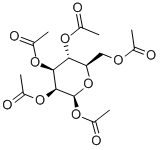 1,2,3,4,6-Penta-O-acetyl-b-D-mannopyranose Structure