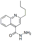 4-Quinolinecarboxylicacid,2-butyl-,hydrazide(9CI) Structure