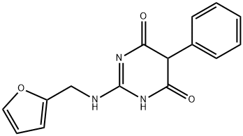 40262-26-8 2-(Furfurylamino)-5-phenylpyrimidine-4,6(1H,5H)-dione