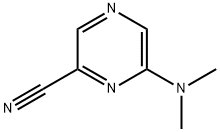 6-(Dimethylamino)pyrazinecarbonitrile Structure