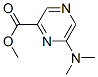 6-(Dimethylamino)pyrazinecarboxylic acid methyl ester Structure