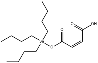 4-oxo-4-[(tributylstannyl)oxy]but-2-enoic acid  Struktur