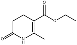 1,4,5,6-Tetrahydro-2-methyl-6-oxo-3-pyridinecarboxylic acid ethyl ester Struktur