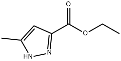 5-メチル-1H-ピラゾール-3-カルボン酸エチル 化学構造式