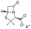 potassium (2S-cis)-3,3-dimethyl-7-oxo-4-thia-1-azabicyclo[3.2.0]heptane-2-carboxylate Struktur