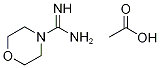 酢酸モルホリン-4-カルボキシアミジニウム 化学構造式