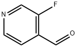 3-FURUORO-4-ピリジンカルボキシアルデヒド 化学構造式