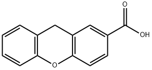 9H-XANTHENE-2-CARBOXYLIC ACID 化学構造式
