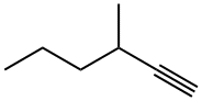 3-メチル-1-ヘキシン 化学構造式