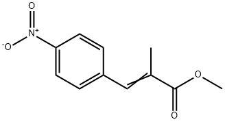 METHYL B-(P-NITROPHENYL)METHACRYLATE 化学構造式