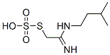 Thiosulfuric acid hydrogen S-[2-imino-2-[(3-methylbutyl)amino]ethyl] ester,40283-51-0,结构式