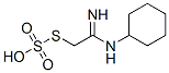 Thiosulfuric acid hydrogen S-[2-(cyclohexylamino)-2-iminoethyl] ester Structure