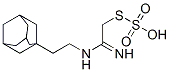 Thiosulfuric acid hydrogen S-[2-[2-(adamantan-1-yl)ethylamino]-2-iminoethyl] ester Structure