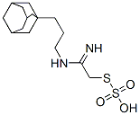 Thiosulfuric acid hydrogen S-[2-[3-(adamantan-1-yl)propylamino]-2-iminoethyl] ester Structure