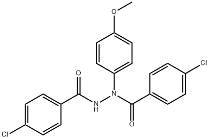 4-Chloro-2-(4-chlorobenzoyl)-1-(4-Methoxyphenyl)hydrazide Benzoic Acid Structure