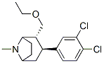 (2R,3S)-3-(3,4-ジクロロフェニル)-2-(エトキシメチル)-8-メチル-8-アザビシクロ[3.2.1]オクタン 化学構造式