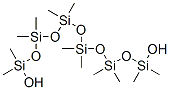 1,11-Dihydroxy dodecamethyl hexasiloxane Structure