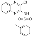 N-(3-CHLOROQUINOXALIN-2-YL)-2-METHYLBENZENESULFONAMIDE Structure