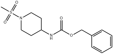1-甲磺酰基-4-(CBZ-氨基)哌啶, 402927-96-2, 结构式