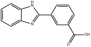 3(1H-苯并咪唑-2-基)苯甲酸, 402944-81-4, 结构式