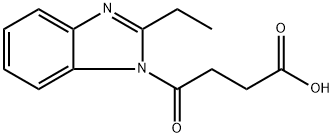 4-(2-ETHYL-BENZOIMIDAZOL-1-YL)-4-OXO-BUTYRIC ACID Struktur