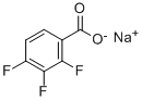 SODIUM 2,3,4-TRIFLUOROBENZOATE Structure