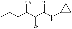 HexanaMide, 3-aMino-N-cyclopropyl-2-hydroxy- 结构式