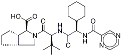 Des[N-[(1S)-1-[2-(cyclopropylaMino)-2-oxoacetyl]butyl]carboxaMido] 1-Carboxy Telaprevir Structure