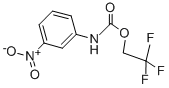 2,2,2-三氟乙基-N-(3-硝基苯基)氨基甲酸酯,403-99-6,结构式