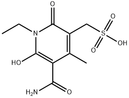 2-oxo-3-carbamoyl-4-methyl-5-sulfomethyl-6-hydroxy-N-Ethylpyridine Structure